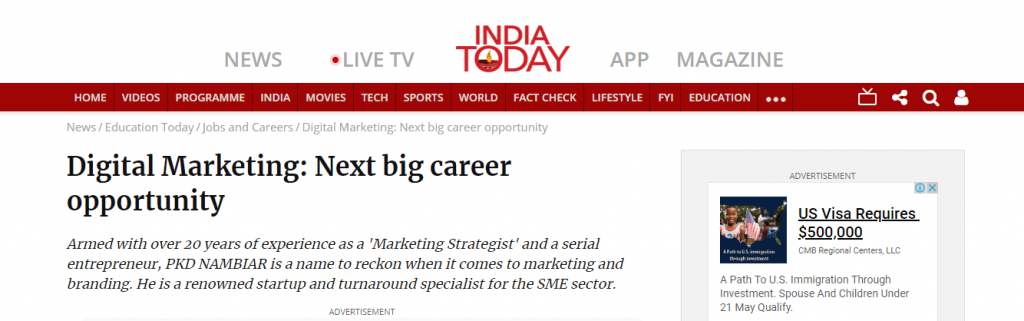 Benefits of digital marketing career